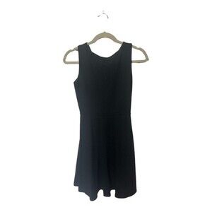 Susana Mónaco Short Black fit and flare Back lace Dress Size M